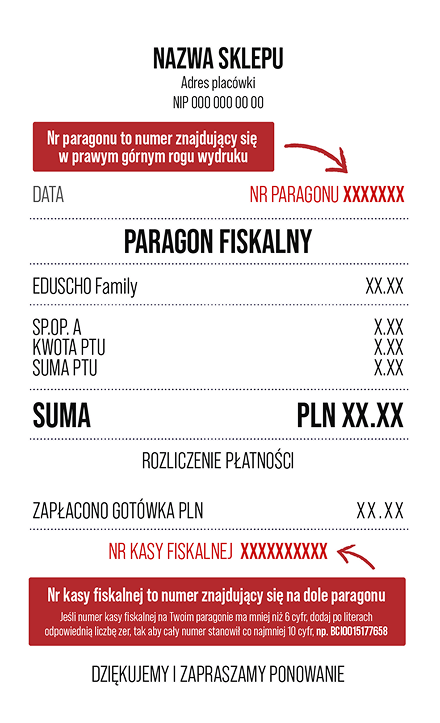 Wzór paragonu